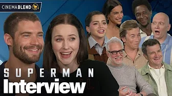 'Superman' Interviews With David Corenswet, Nicholas Hoult, Rachel Brosnahan, James Gunn And More