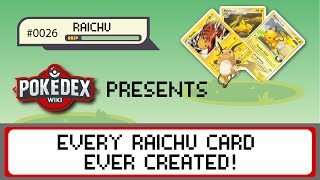 Raichu in the Pokemon TCG | Every Card Printed | Pokedex Wiki Raichu in the Pokemon TCG | Every Card Printed | Pokedex Wiki