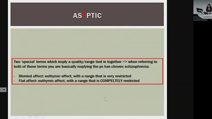 Year 4C Psychiatry Revision Lecture - MSE & Psychotic Disorders