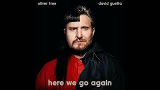 oliver tree & david guetta - here we go again (sped up, nightcore)