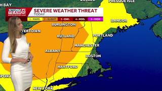 Video: Hot day; rumbles of thunder possible