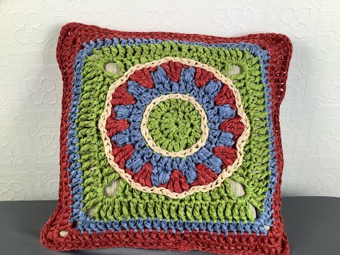 La Vie Boheme Pillow Free Crochet Pattern