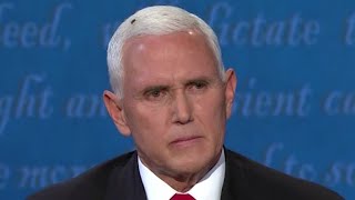 Fly landed on Pence's head during debate for more than two minutes
