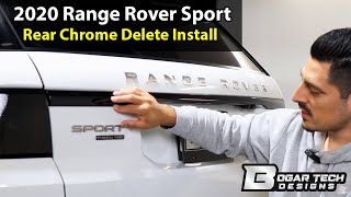 Land Rover Range Rover Sport 2018 - 2022 Rear Chrome Install