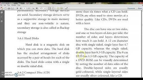 XI - Computer - Day 9 - Ch – 3 Secondary Storage Devices