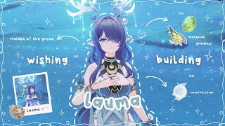 prettiest dendro! - wishing & building lauma ₊🌱ɞ ₊˚| cozy genshin gameplay