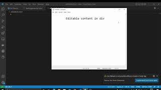 how to make div content editable  #coding #dkcoder