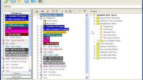MusicMaster Walkthrough - Rule Tree: Turning on new rules