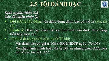 Phần Các Tội Phạm - Chương 4- AN TOÀN CÔNG CỘNG - Đại học Luật - Tp. Hồ Chí Minh:
