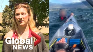 Cross Canada Spotlight: A kayak rescue on Okanagan Lake, a 2-year-old mountain biker and more