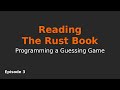 Programming a Guessing Game