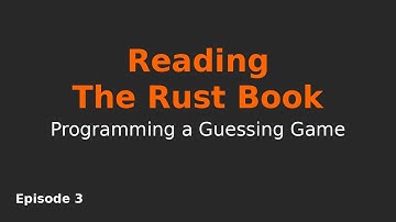 Programming a Guessing Game