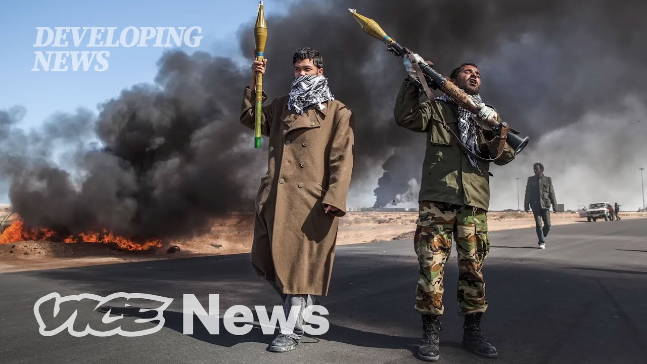 ⁣Following Rebel Forces in Libya | Developing News