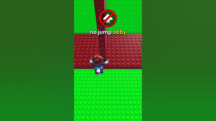 🚫 NO JUMP Roblox speedrun!