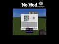 No Mod in Minecraft