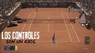 TIEBREAK | Carlos Alcaraz VS Alexander Zverev | ROMA | The Controls are a kaos | Gameplay