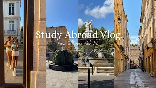 Study Abroad Vlog | Moving to France alone! | Part.1