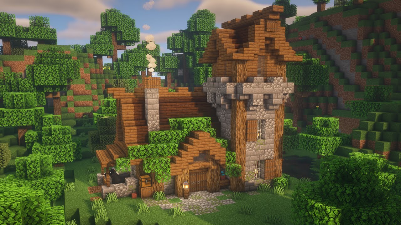 Minecraft Tower House Tutorial 