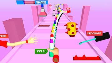 LIPSTICK STACK RUNNER Game 💄👩🏻‍🦰🌈 Gameplay (25) Android , iOs Game 3D