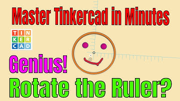 Rotate the Tinkercad Ruler! Design Smarter in Minutes 💯👍#lifehacks