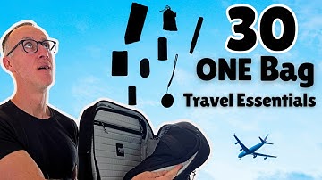 30 onmisbare items voor een reis met één tas!