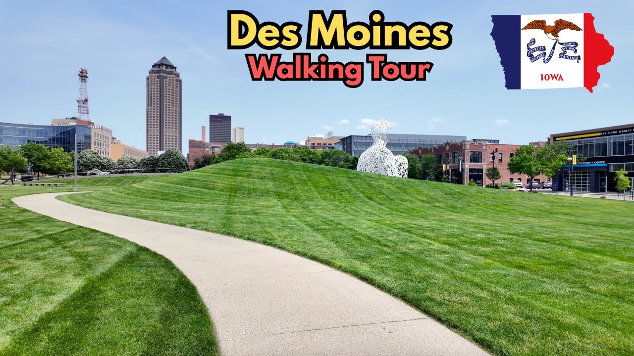 Des Moines, Iowa | Walking Tour 2025 [4K] - YouTube