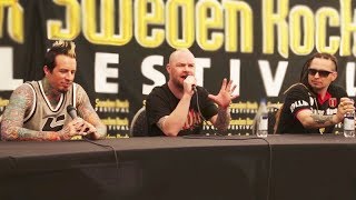 Five Finger Death Punch press conference Sweden Rock Festival 2013