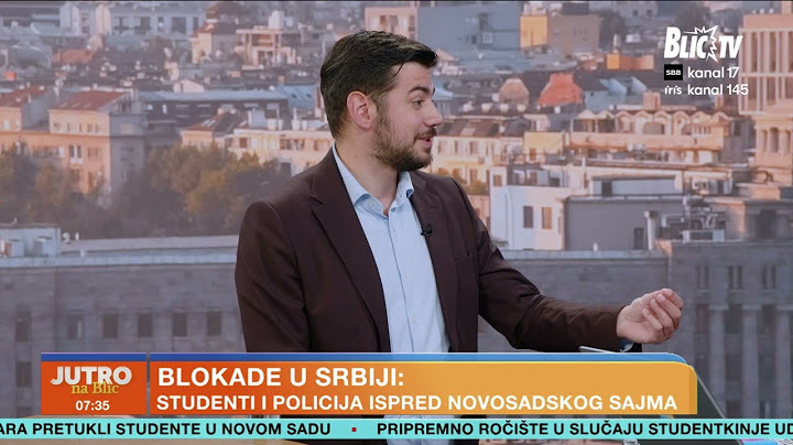 BLOKADE U SRBIJI! Studenti i policija ispred Novosadskog sajma! | JUTRO NA BLIC