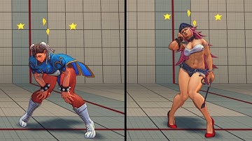 USF4 : All Stun poses
