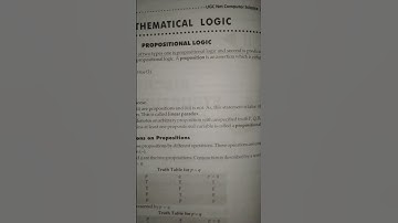 Propositional Logic | UGC NET | MCA Imp Topic