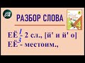 4 класс 2 часть русский язык Разбор местоимения ЕЁ