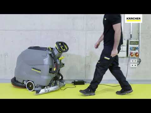 How to use Karcher Scrubber Drier BD 50 50 C Bp