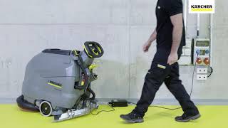 How to use Karcher Scrubber Drier BD 50 50 C Bp Classic