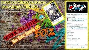 🔴 NEW UPDATE SCRIPT BOT WA BUTTON LOC || NO ENC 100%