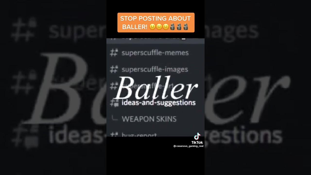 STOP POSTING ABOUT BALLER! IM TIRED OF SEEING IT!! - YouTube