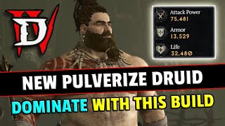 The BEST Diablo 4 Pulverize Build, Druid Perfected End Game Guide screenshot 2