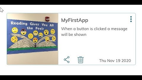 Button & Label Element !!! FirstApp in Plezmo