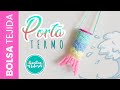 🏝 Bolsa PORTA vasos sirena tejido a crochet para niñas paso a paso | Lanitas y Colores en español