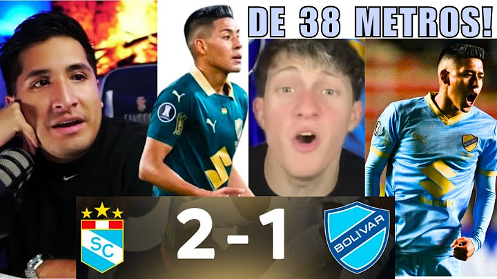 PRENSA PERUANA Y ARGENTINA REACCIONA A RAMIRO VACA 🏆 GOLAZO DE CRACK 🏆 SPORTING CRISTAL 2-1 BOLIVAR