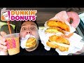 My First Time Trying Dunkin' Donuts • MUKBANG