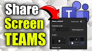 How to Share your Screen in Microsoft Teams (Best Method)