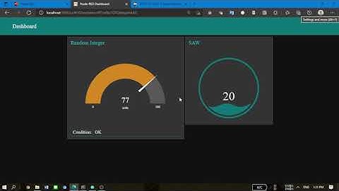 Membuat Dashboard Hasil Koneksi ESP32 ke Node Red