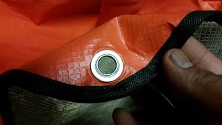 How to Install a Grommet On a Tarp.