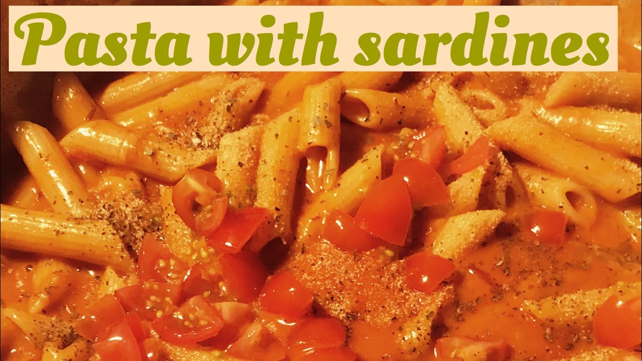 Pasta with sardines Ala Margie YouTube