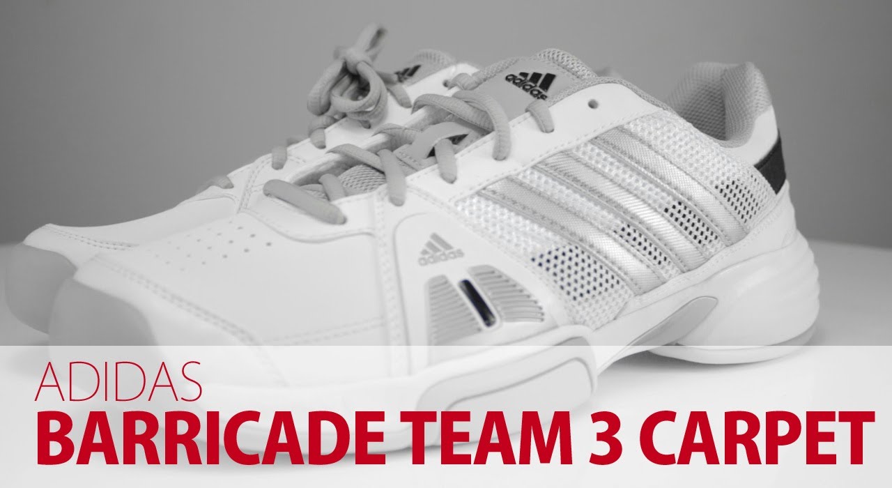 adidas Barricade Team 3 Carpet - Tennisschuhe fÃ¼r die Hallensaison