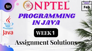 nptel programming in java week 1 quiz assignment solutions💡 | swayam jan 2023 | iit kharagpur