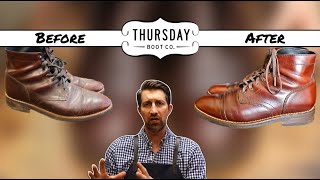 How To Clean \& Condition Your Thursday Boot Captains (Smooth Leather) |