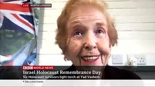 BBC News Channel Holocaust Remembrance Day (Yom HaShoah)