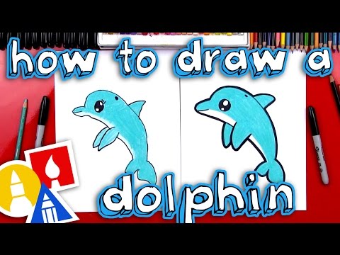 Video: How To Draw A Dolphin