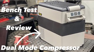 Bench Testing A New Portable 12V Refrigerator Freezer - The CF55 58QT With Dual Mode Compressor